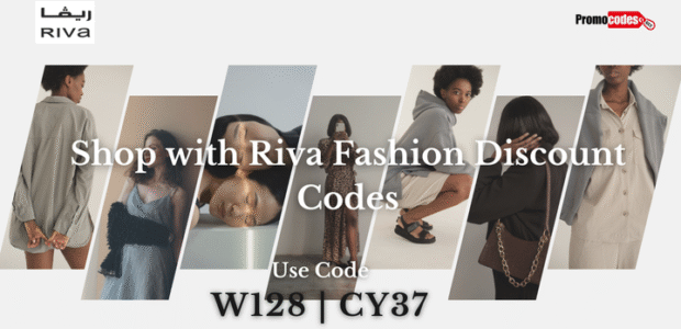 Shop with Riva Fashion Discount Codes promo image displaying stylish outfits with discount codes.