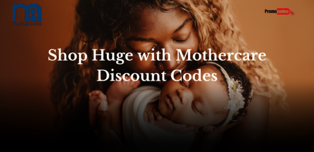 A mother and child with Mothercare and Promo Codes GCC logos, illustrating how families save using Mothercare Discount Codes.